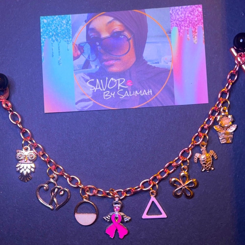 Cancer Awareness Charm Bracelet